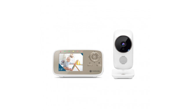 Motorola Video Baby Monitor VM483 2.8" White/Gold