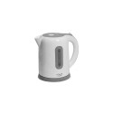 Adler Kettles AD 1234 Standard kettle, Plastic, White, 2200 W, 1.7 L, 360 rotational base