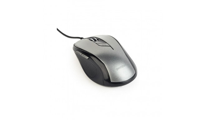 Gembird MOUSE USB OPTICAL BLACK/GREY/MUS-6B-01-BG