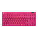 LOGITECH G PRO X TKL LIGHTSPEED Mechanical Gaming Keyboard - MAGENTA - US INT'l - TACTILE