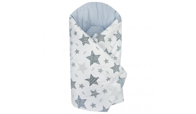 Wrap blanket 80/80 stars large white