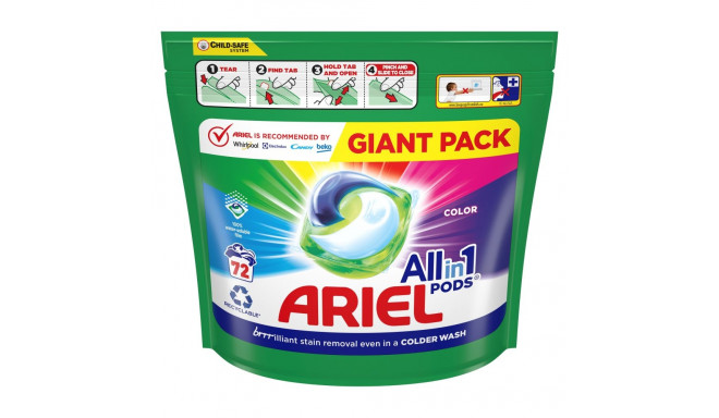 Geelkapslid ARIEL Color 72tk