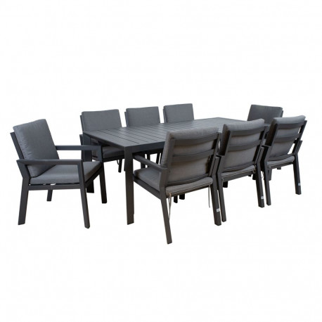 Garden furniture set TOMSON table and 8 chairs
