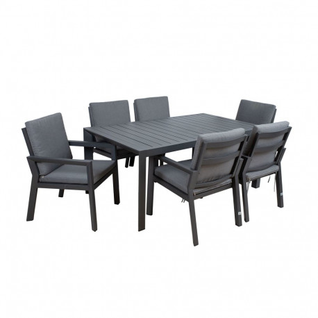 Garden furniture set TOMSON table and 6 chairs