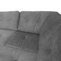 Corner sofa HEIVI RC, grey velvet