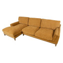 Corner sofa BASIL LC, dark yellow