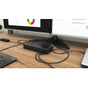 i-tec USB-C Quattro 4x Display Docking Station 2x DP 2x HDMI LAN Audio Power Delivery 85 W - Stacja 