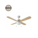 CEILING LAMP/FAN NAPO E14 WHITE/WOOD