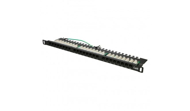 Extralink patch-paneel CAT6 UTP 0.5U, 24 porti