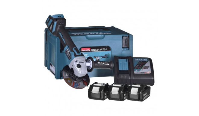 Angle grinder 18V 3x5.0Ah battery DGA513RT3J MAKITA