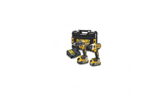 DeWALT DCK268P2T-QW akutrell/löökkruvikeeraja Must,Kollane