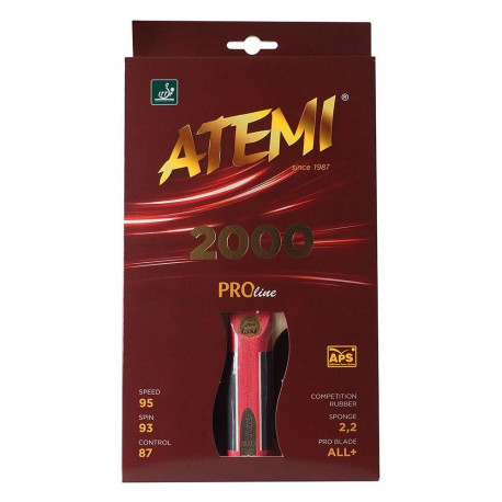 Atemi lauatennisereket 2000 Pro anatoomiline uus
