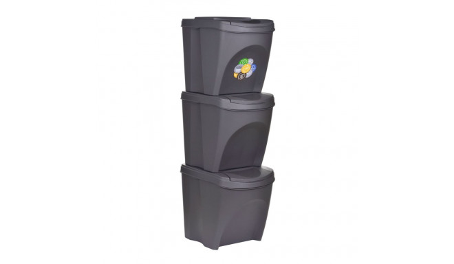 Prosperplast SORTIBOX Rectangular Gray Plastic