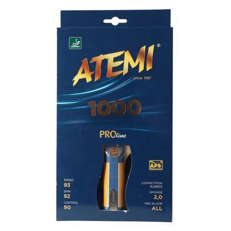 Atemi lauatennisereket 1000 Pro anatoomiline uus