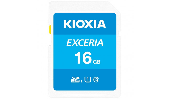 Kioxia Exceria memory card 16 GB SDHC Class 10 UHS-I