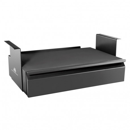 Maclean MC-875 Under Desk Steel Drawer with Shelf Up to Max. 5kg Base Under Table Holder Hanging Dra