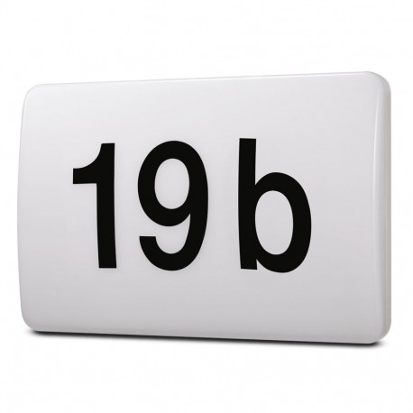 Maclean LED lamp, house number, with twilight sensor, white, 12W, IP65, neutral (4000K), 950lm, MCE2