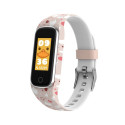 Denver BFK-312P children's fitness wristband for activity monitoring pink and white