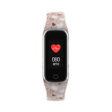 Denver BFK-312P children's fitness wristband for activity monitoring pink and white