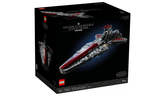 LEGO STAR WARS 75367 Venator-klassi Vabariigi Ründekruiiser (Ultimate Collector Series)