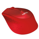 Logitech mouse M330 Silent Plus, red