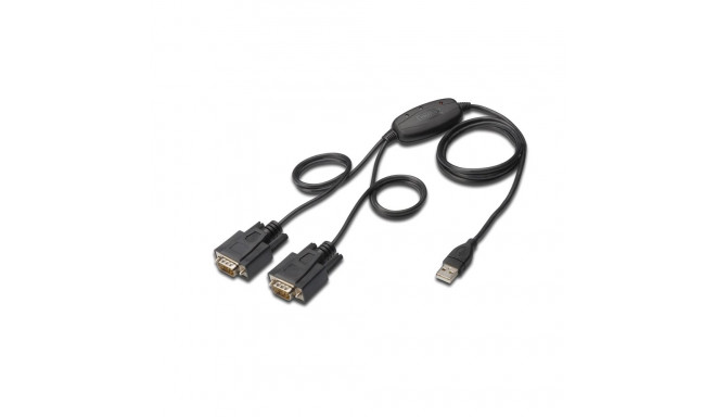 Digitus USB 2.0–2x RS232 kaabel