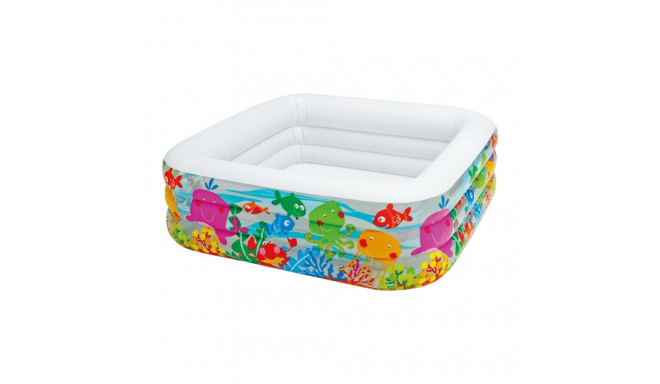 Intex 57471 above ground pool Inflatable pool Square 340 L Multicolour