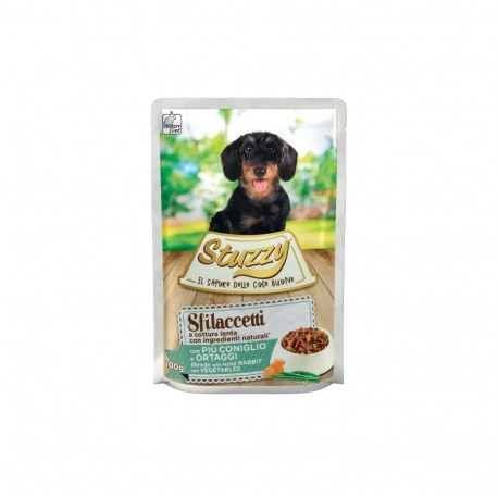STUZZY Jänese ja köögiviljadega ribad - märg koeratoit - 100 g