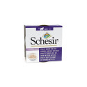 SCHESIR in cooking water Chicken and beef with rice - wet cat food - 85 g