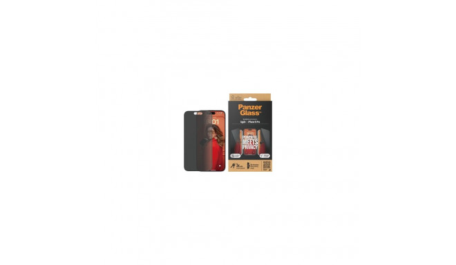 PanzerGlass ® Privaatsusekraani kaitsekile iPhone 15 Pro | Ülilai sobivus koos EasyAligneriga