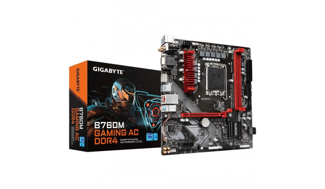 Gigabyte B760M Gaming AC DDR4 emaplaat
