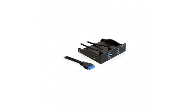 DeLOCK USB 3.0 esipaneel 2-porti