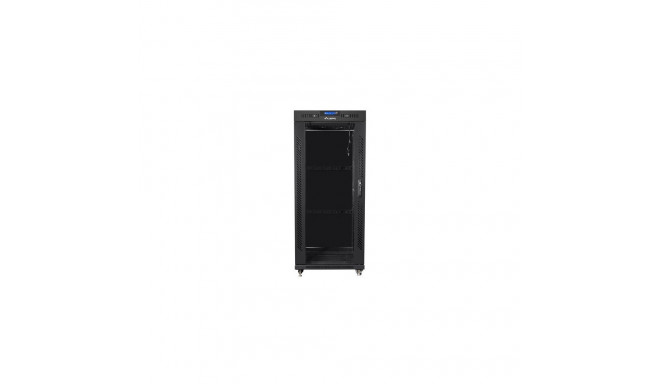 LANBERG FREE STANDING 19" RACK CABINET 27U 600x600 BLACK