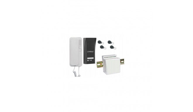 INTERCOM CYFRAL COSMO 1-TENANT BLACK