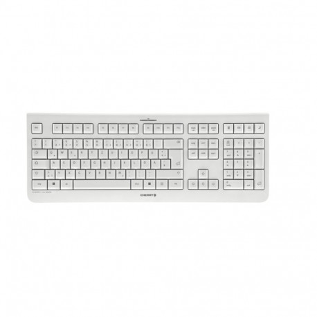 CHERRY klaviatuur KW 3000 universaalne RF-juhtmevaba QWERTZ saksa, valge