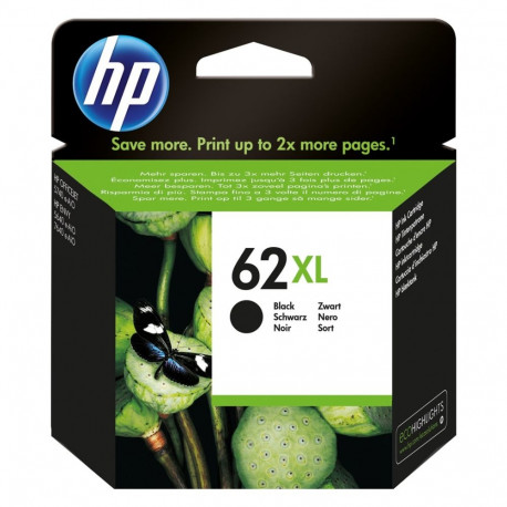 HP 62XL - Hojtydende - must - originaal