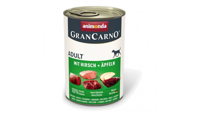 ANIMONDA GranCarno Adult Pork with venison and apple - wet dog food - 400g