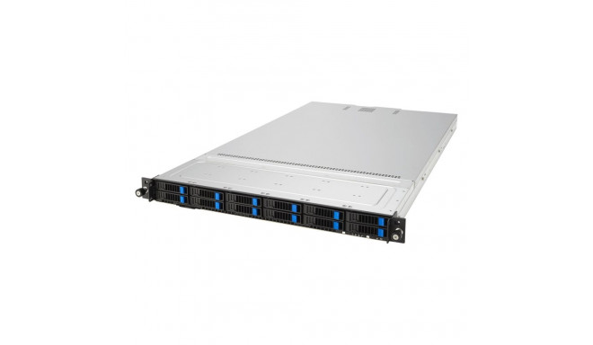 ASUS RS700A-E12-RS12U Socket SP5 Rack (1U) Black, Steel