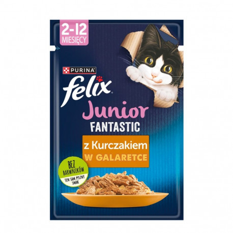Felix Fanstastic Junior märg kassitoit 85 g