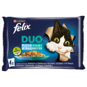 Felix Fantastic Duo- black cod, salmon, herring, trout, salmon, sardines, trout, mackerel in jelly -