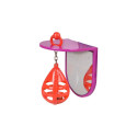 Flamingo Punch Ball peegel lindudele 8x6x9,5cm