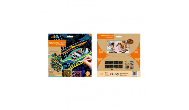 AVENIR Scratch set for boys Transportation