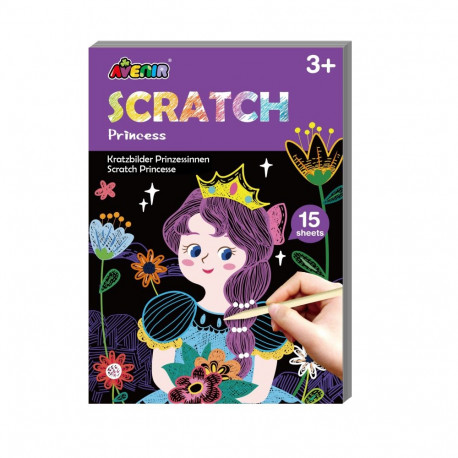 AVENIR Mini skrāpējams komplekts: Princese