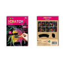 AVENIR Mini scratch book Unicorns