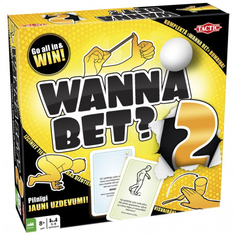 TACTIC Board game Wanna bet 2 (In Latvian lang.)