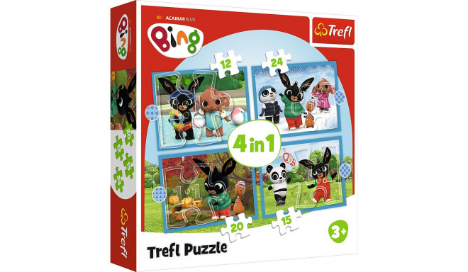 TREFL BING Puzzle 4 in 1 set