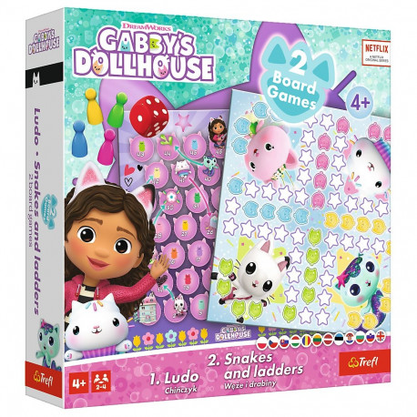 TREFL GABBY´S DOLLHOUSE lauamäng 2 in 1