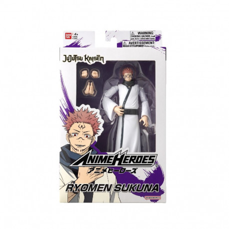 ANIME HEROES Jujutsu Kaisen figure with accessories, 16 cm - Ryomen Sukuna