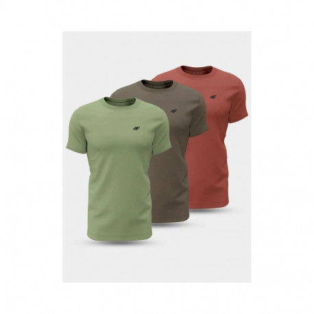 4F T-shirt M 4FWSS24TTSHM1896-91S 3-pack (S)