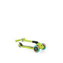 3-wheel scooter Globber Foldable Lights Lime Green Jr 437-106